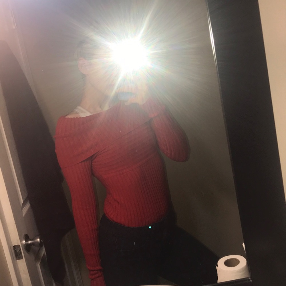 Red sweater